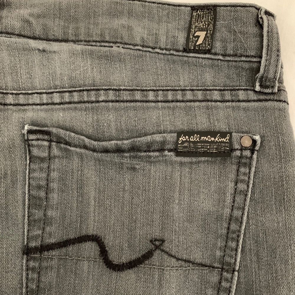 7 For All Mankind Roxanne, Gray, size 28